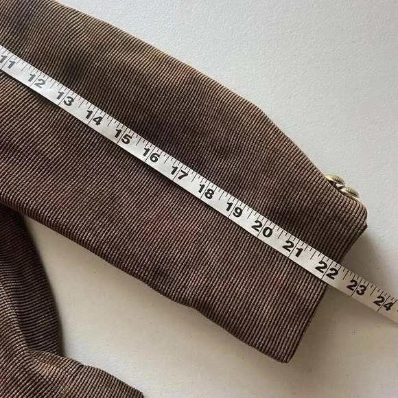 Venezzi Sport Coat L Brown Lined Textured Cosplay Eclectic Zipper Fall Business - Picture 14 of 14